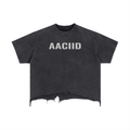 AACIID CUT HEM "DISSOLVE" TEE